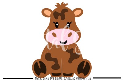 Cow SVG &2F; DXF &2F; EPS &2F; PNG Files