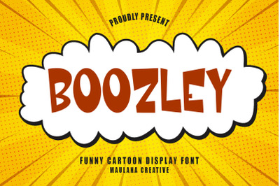 Boozley Cartoon Display Font