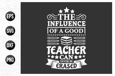 Teacher Typographic Quotes T-Shirt Design