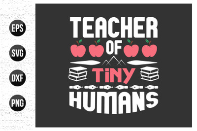 Teacher Typographic Quotes T-Shirt Design