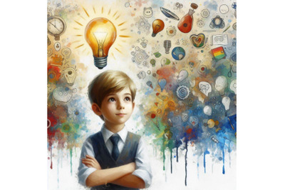 Boy with an idea