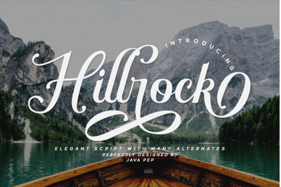 Hillrock / Elegant script