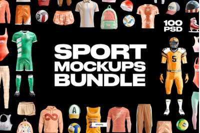 Sport Mockups Bundle