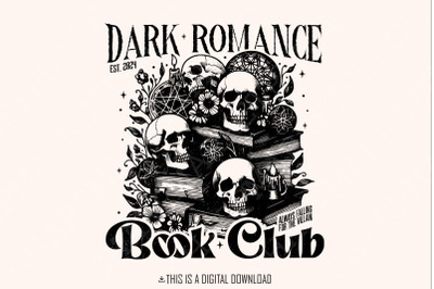 Dark Romance Book Club PNG, Book Lover, Bookish Png, Smut Lover Gift, Dark Romance Book, Spicy Book Lover, Morally Grey, Book Sublimation