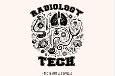 Retro Radiology Tech PNG, Rad Tech Png, Funny Radiology Tech, Radiology Tech Png, Sublimation Design, Rad Tech Life Png, Instant Download