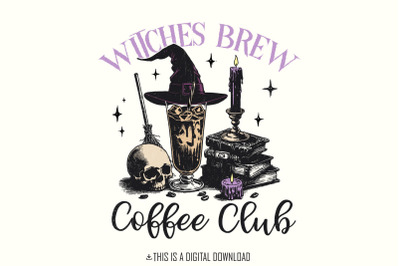 Witches Brew PNG, Halloween Coffee Png, Ghost png, Skeleton png, Fall Png, Pumpkin Spice Png, Spooky Season Png, Witchy png, Cauldron png