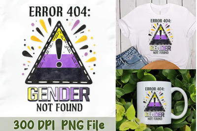 Gender Not Found Error 404 Art