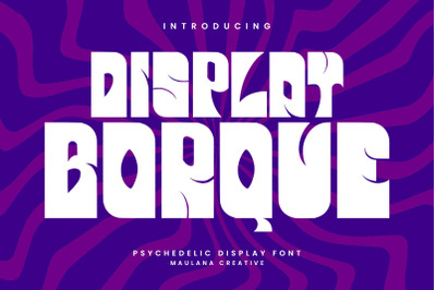 Borque Display Font