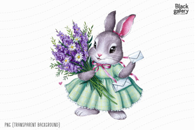 Watercolor Animal Character PNG