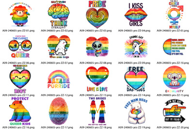 Vibrant LGBTQ+ Pride Collection