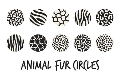 Animal Fur Circles