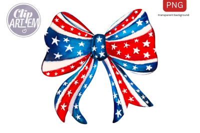 Coquette Bow PNG 4th of July USA  Clip Art  Image Transfer File