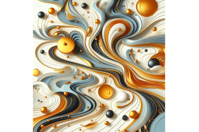 Abstract background dynamic marbling flow&2C; minimal shapes&2C; g