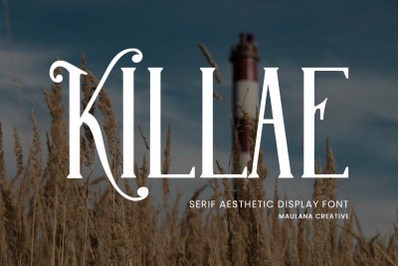 Killae Serif Aesthetic Display Font