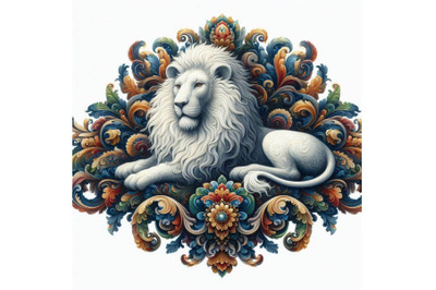 Beautiful decorative Lion