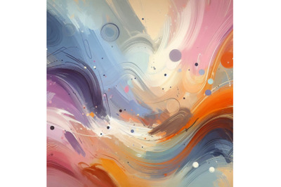 Abstract colorful brushstrokes background