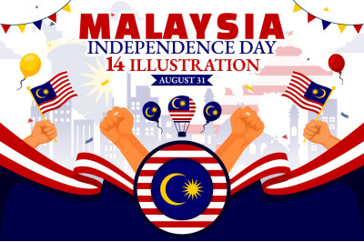 14 Malaysia Independence Day Illustration