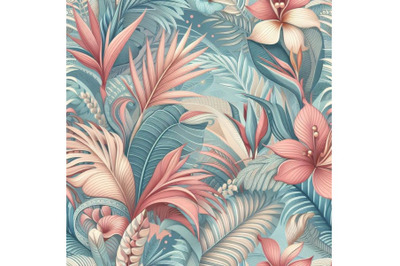 Abstract tropical summer design seamless pat