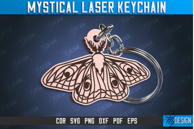 Mystical Keychain | Mystical Symbols Design | Magic Sign | CNC File