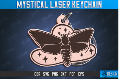 Mystical Keychain | Mystical Symbols Design | Magic Sign | CNC File