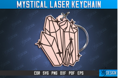 Mystical Keychain | Mystical Symbols Design | Magic Sign | CNC File