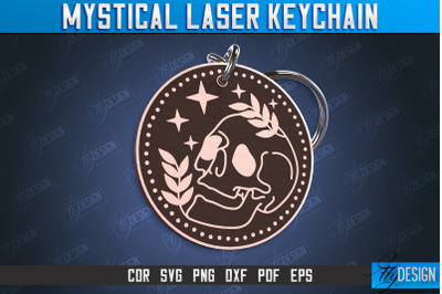 Mystical Keychain | Mystical Symbols Design | Magic Sign | CNC File