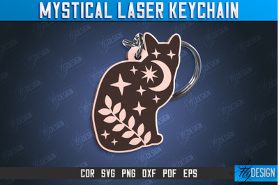 Mystical Keychain | Mystical Symbols Design | Magic Sign | CNC File