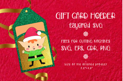 Christmas Elf | Gift Card Holder | Paper Craft Template