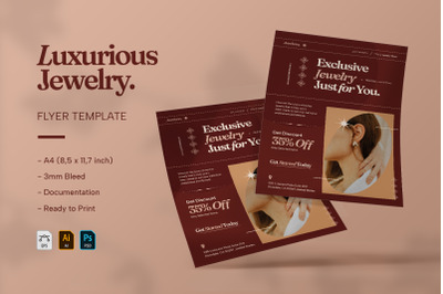 Luxurious Jewelry - Flyer Template