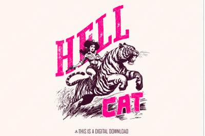 Hell Cat PNG&2C; Cowgirl Tiger png&2C; Cowboy Cat png&2C; Greek Goddess png&2C; Cute Western Cat&2C; Cat Cowboy png&2C; Retro Cowgirl&2C;  Funny Shirt Design