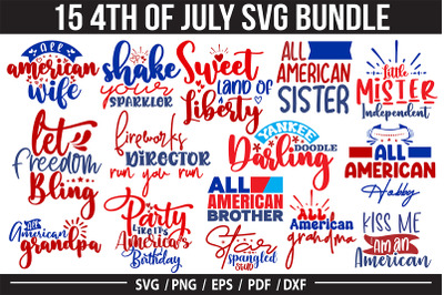 4th Of July SVG Bundle