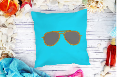 Aviator Sunglasses or Dork Glasses | Applique Embroidery