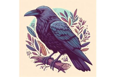 Raven illustration