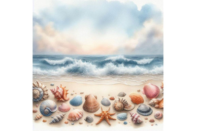 Seashell background