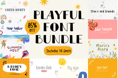 Playful Font Bundle SALE