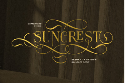 Suncrest stylish serif