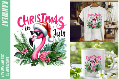 Christmas Flamingo Sunglasses