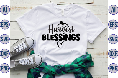 Harvest Blessings svg