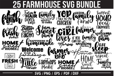 Farmhouse SVG Bundle