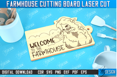 Farmhouse Cutting Board | Kitchen Design | Farmhouse Design | CNC