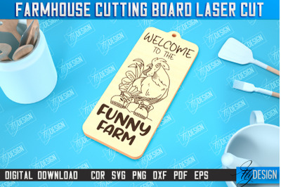 Farmhouse Cutting Board | Kitchen Design | Farmhouse Design | CNC