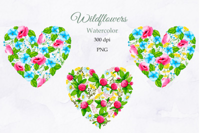 Flower hearts.Watercolor sublimation.PNG