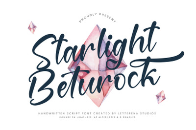 Starlight Beturock - Handwritten Script Font