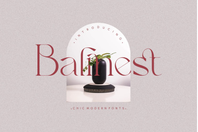 Balinest _ chic modern font