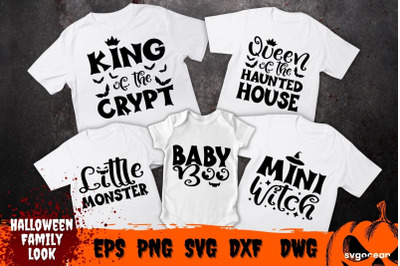 Spooky Halloween Family SVG Bundle