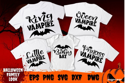 Halloween Vampire Family SVG Bundle