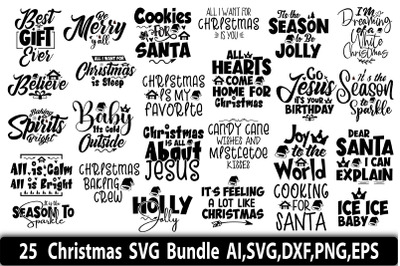 Christmas SVG Bundle