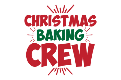 Christmas Baking Crew svg