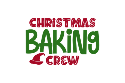 Christmas Baking Crew svg