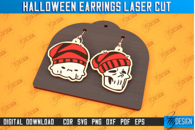 Halloween Earrings Laser Cut | Jewelry Design | Bijoux Design | CNC